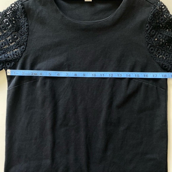 J. CREW Lace Sleeve Blouse - Picture 6 of 7